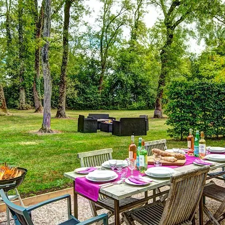 Larroque-sur-l'osse Sleeps 14 Pool Wifi Villa *